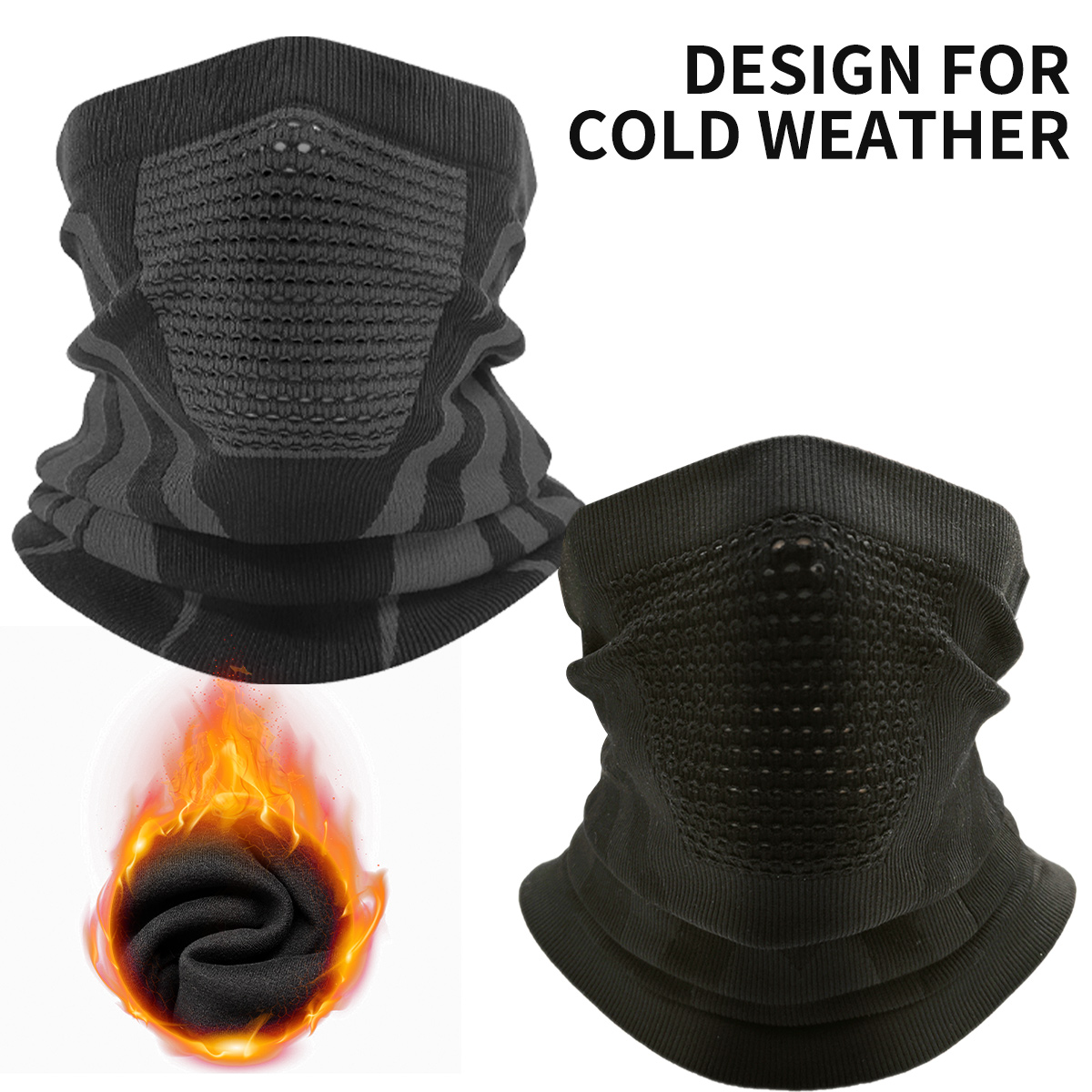 Neck Gaiter Fleece - 겨울 넥 워머 게이터 따뜻한 폴라