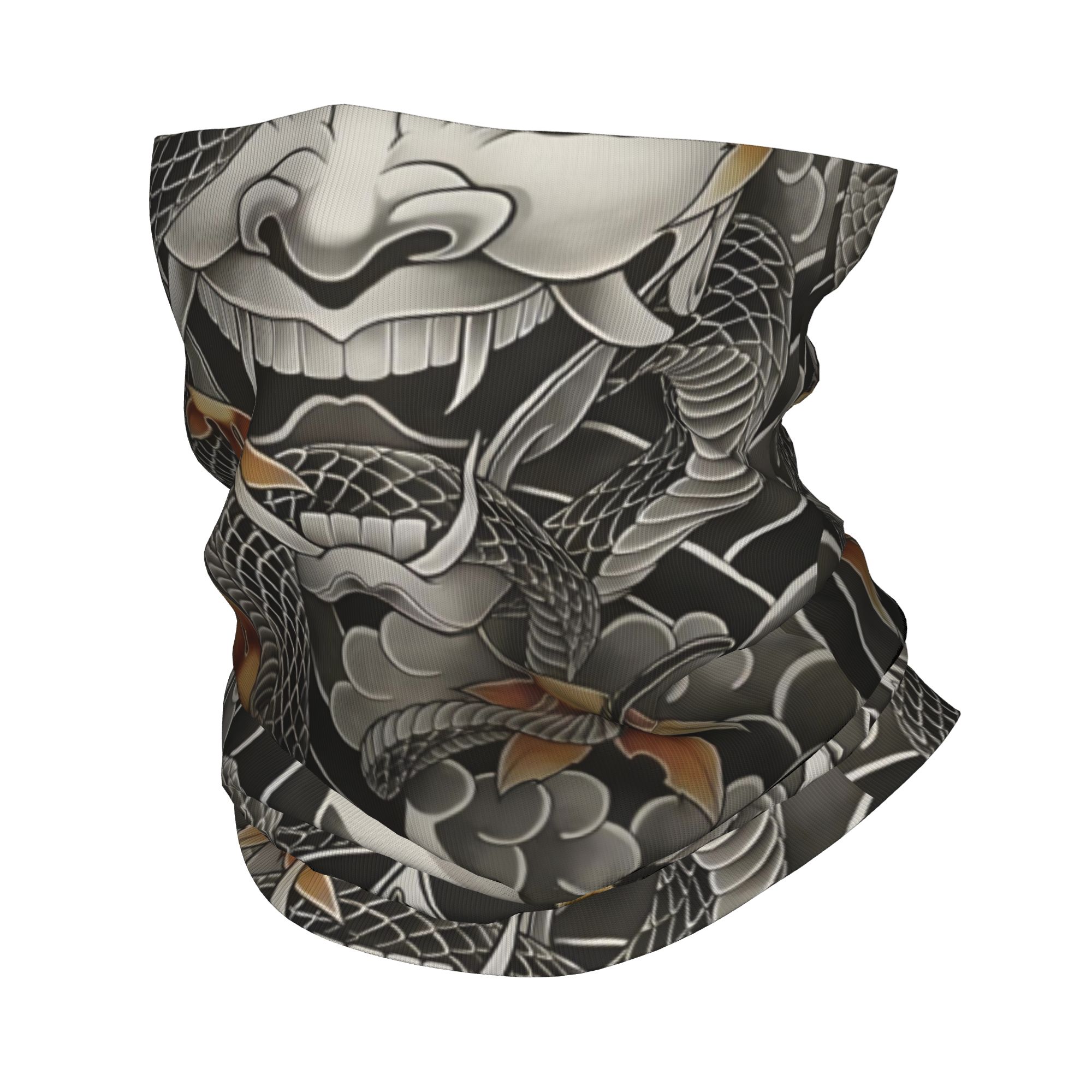 Neck Gaiter Fleece - 커스텀 사무라이 오니 데몬 반다나 넥