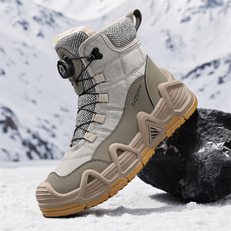 따뜻한 털 안감 남성용 전투 전술 사막 부츠 남성 야외 - Waterproof Winter Boot 리뷰 및 가격