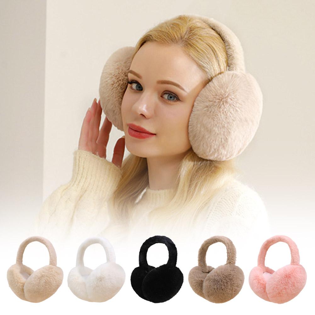 패션 겨울 따뜻한 귀마개 여성용 푹신한 귀마개 부드러운 - Earmuffs Foldable 리뷰 및 가격