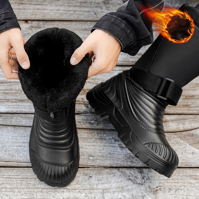 가을과 겨울을 위한 남성용 새 스노우 부츠, 양털 안감 - Waterproof Winter Boot 리뷰 및 가격