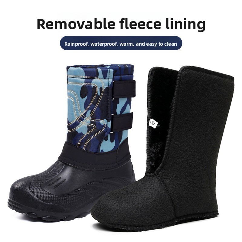 겨울 남성 부츠 패션 중간 길이 면화 신발 야외 방수  - Waterproof Winter Boot 리뷰 및 가격