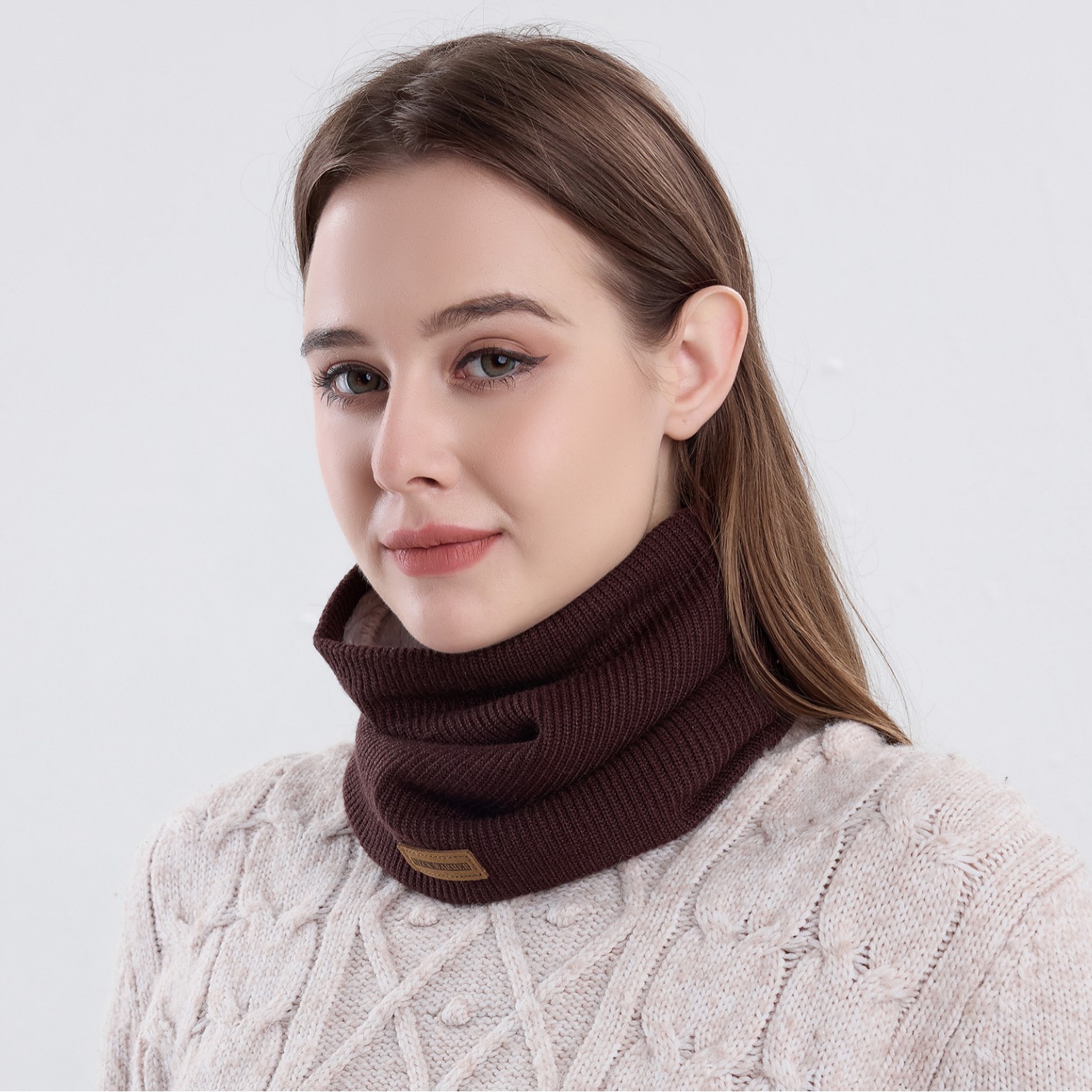 솔리드 컬러 플리스 안감 넥워머, 겨울용 보온 넥 게이 - Neck Gaiter Fleece 리뷰 및 가격
