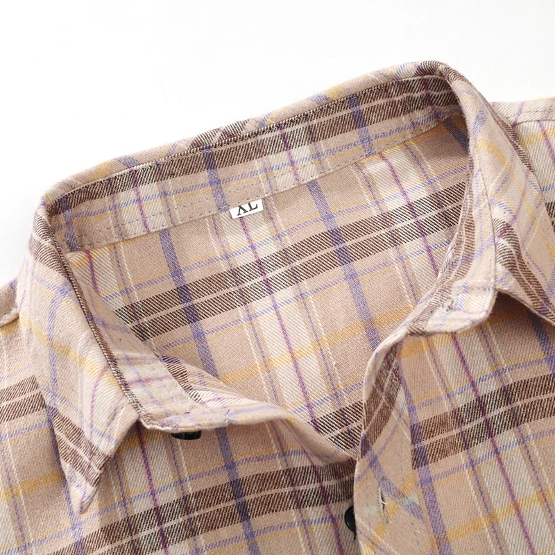 남성 캐주얼 플래드 그리드 플란넬 버튼 셔츠 턴다운 칼 - Flannel Shirt Lined 리뷰 및 가격