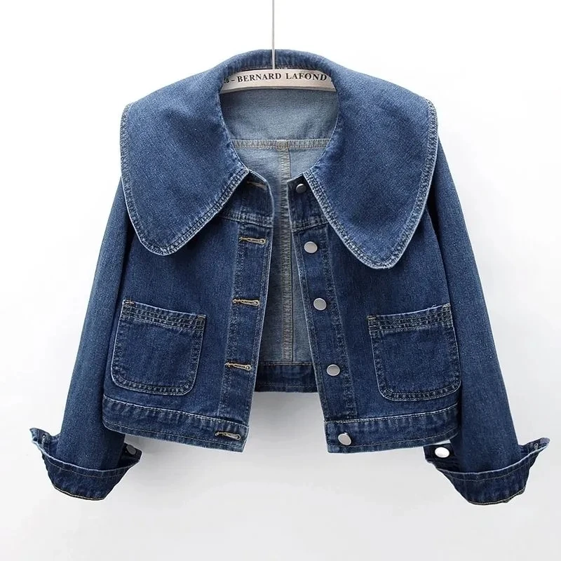 2024 새로운 가을 여성 데님 자켓 긴 소매 캐주얼  - Down Jacket Packable 리뷰 및 가격