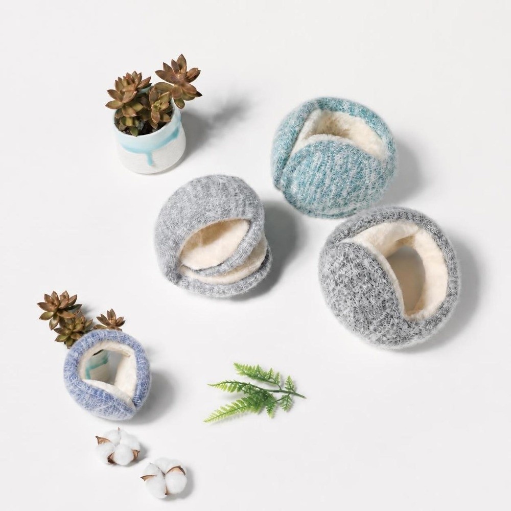 뒷면 착용 디자인 모헤어 플리스 이어머프 안감 신축성  - Earmuffs Foldable 리뷰 및 가격